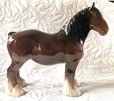 Buy Lovely Early Beswick Brown Shire Horse Figure • 18£