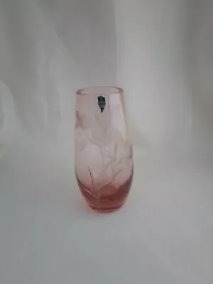 Buy Vintage Gleneagles Crystal, Cut Glass Thistle Pattern Vase • 25£