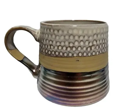 Buy Boston Warehouse Pottery Coffee Tea Art Mug Wabi-sabi Iridescent Gorgeous Design • 10.23£