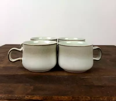 Buy Westbury Denby Ware Set Of 4 Flat Cup Mugs Beige Ceramic Stoneware  Speckled • 31.73£