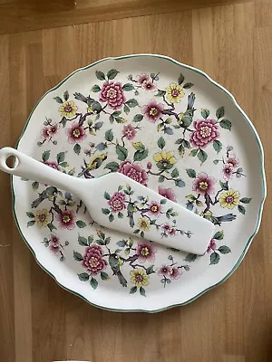 Buy Old Foley James Kent Cake Plate And Cake Slice • 10£