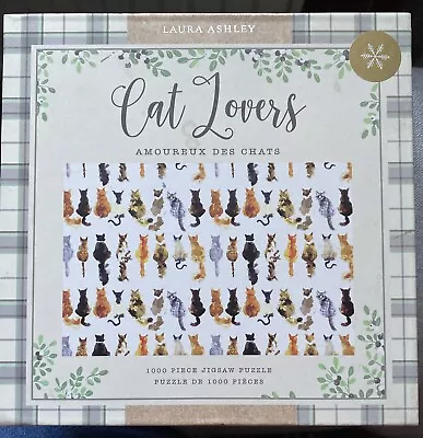 Buy Laura Ashley Cat Lovers Jigsaw, 1000 Piece, Christmas Gift • 9.50£