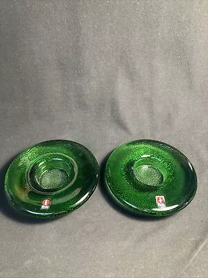 Buy Iittala . Finland, Green Glass Tea Light Candle Holders - 12cm. Pre Owned. Good. • 16.50£