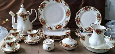 Buy Royal Albert Old Country Roses Assorted Dinnerware 28 Pieces • 190£