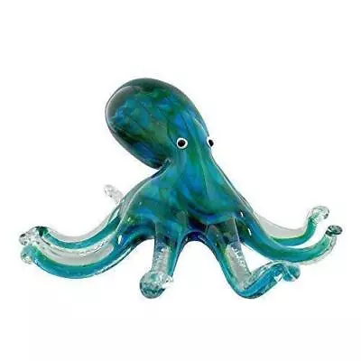 Buy Glass Animal Paperweight/Ornament ~ Figure/Figurine - OCTOPUS (Large) Boxed • 37.95£