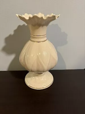 Buy Belleek Ireland Lotus Blossom Spill Vase Ivory Porcelain • 41.94£