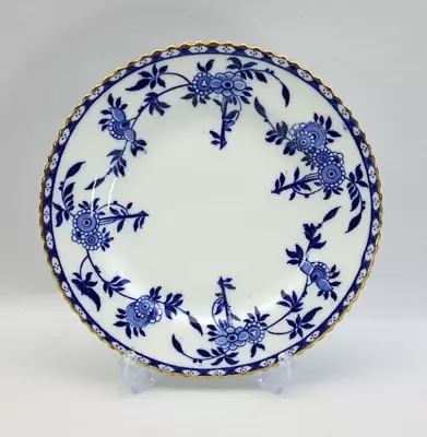 Buy Antique William Adderley Brugge Blue & White 8  / 20cm Salad Side Plate • 10£