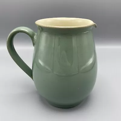 Buy DENBY MANOR GREEN JUG LARGE Milk Stoneware Staffordshire England - 2 Pint - 17cm • 19.99£