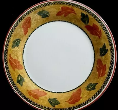 Buy Staffordshire Tableware Savannah Orange Green Leave 10¼ Dinner Plate X1 ( 3 Ava) • 8.99£