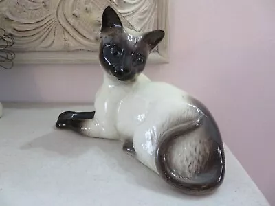 Buy Rare Beswick Siamese Cat Lying Facing Left Figure 1558a First Version Pal Zelmen • 11£