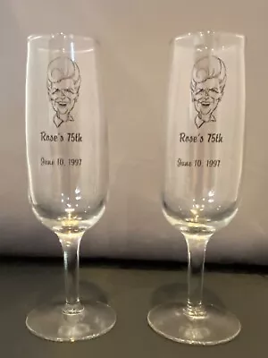 Buy Rose Mofford AZ Governor 90s Commemorative Etched Glasses 1997 • 18.63£
