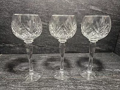 Buy Set Of 3 Bohemia / Bohemian Crystal Wine / Hock Glasses • 25£