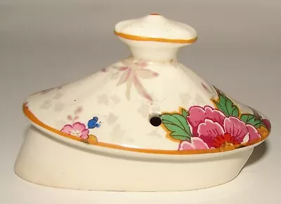 Buy Antique 1920’s CROWN DUCAL 4 Cup Teapot LID Floral FESTIVAL Pattern ENGLAND • 74.55£
