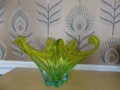 Buy Rare Antique Kralik ? Uranium ?Vaseline? Glass  Bohemian / Italian  Vase • 29.99£