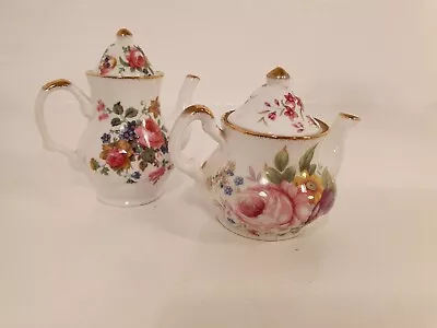 Buy 2 X English Bone China - Fenton China Company Teapots As Shown. • 13.99£