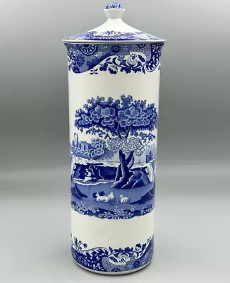 Buy Spode Blue Italian - 11  Tall Lidded Pasta Jar. • 139.99£