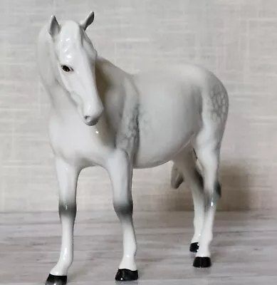 Buy Beswick Mare Facing Left Rare Dapple Grey Gloss Version 1 Vintage Model 976 Vgc • 110£