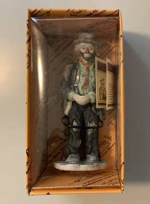 Buy Emmett Kelly Jr. #10009 Flambro Figurine 4.75  Wishful Thinking Unopened Box • 13.98£