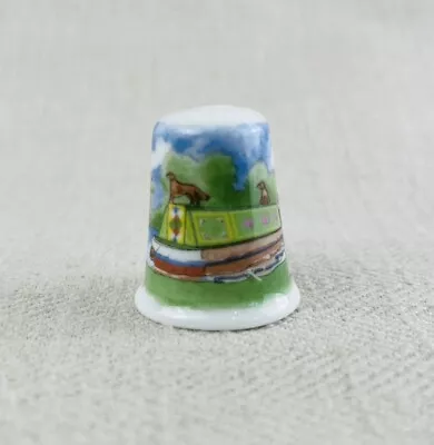 Buy Aynsley China Thimble Barge Scene • 0.99£