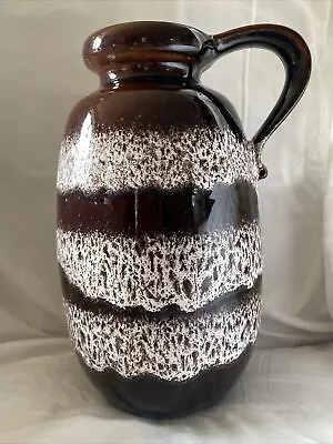 Buy Vintage Antique Retro West Germany Scheurich 484-27 Pottery Handled Vase 10” • 22£
