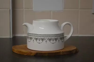 Buy Wedgwood Unusual Shape Teapot Circa 1987 White Bone China With Pattern • 7.99£