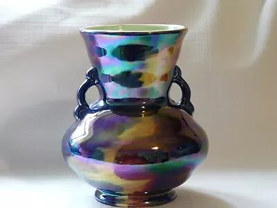 Buy A Beautiful Maling Art Deco Lustre Ware Multicoloured Vase Stunning No.120 • 42£