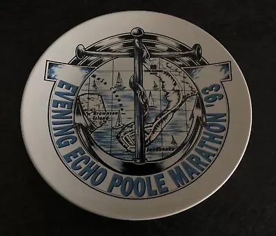 Buy Poole Pottery Commemorative Plate Depicting Poole Marathon 1993. Excellent Con • 7.50£