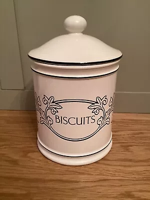 Buy Vintage Hornsea Pottery Acanthus Biscuit Storage Jar 90's Kitchen Retro • 10£