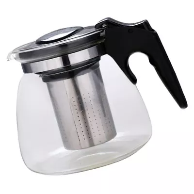 Buy Microwavable Teapot Glass Teapot Stovetop Glass Teapot Infuser Teapot Warmer Set • 13.35£