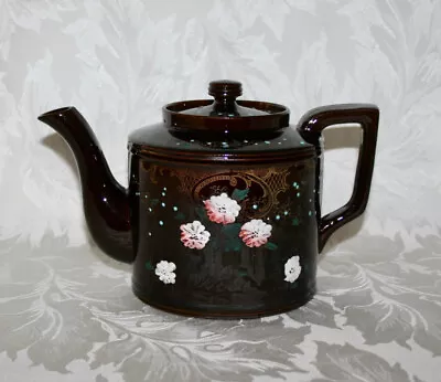 Buy Beautiful Antique Art Deco Hand Painted Samuel Johnson Burslem Pottery Teapot • 26.99£