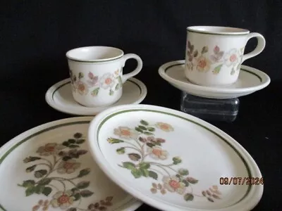 Buy Marks & Spencer  AUTUMN LEAVES Tea Cups And Saucers And Plates Trios X 2 • 7.50£