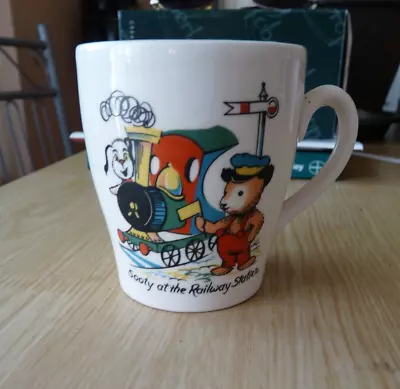 Buy VINTAGE SOOTY & SWEEP MUG KEELE STREET POTTERY STAFFORDSHIRE Nursery Ware 1950s • 17.99£