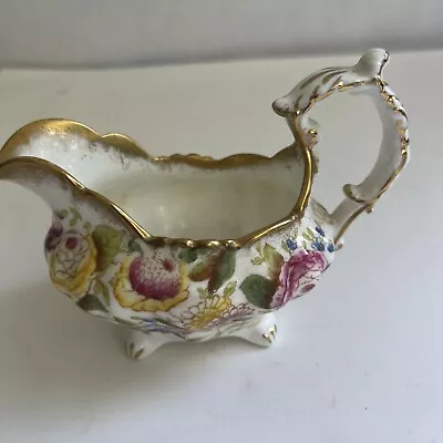 Buy Hammersley Hand Painted Floral Queen Anne Vintage Creamer 5 X 2.5  13166 W • 23.29£