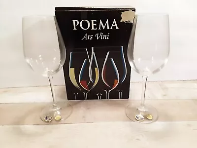 Buy Bohemia Czech Republic Lead Crystal Wine Glass Set Of 2 Glasses Drinkware • 24.22£