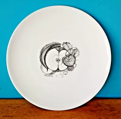 Buy Vintage Susie Cooper Strawberry Black Fruits Bone China Side Plate Free Shipping • 9.99£