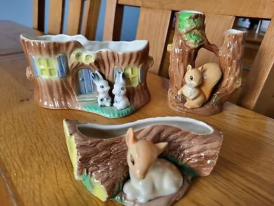 Buy Vintage Hornsea Pottery   Fauna Royal   Squirrel Rabbit Fawn X 3 • 9.99£