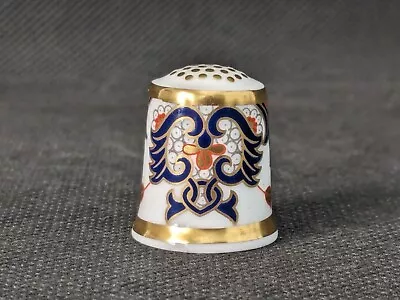 Buy Vintage Royal Crown Derby Fine Bone China Thimble, Imari Design Ht 3cm • 8.95£