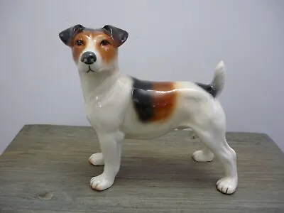 Buy Large Vintage Melba Ware Jack Russell Terrier Puppy Dog Figurine Ornament 7 X 8  • 19.99£