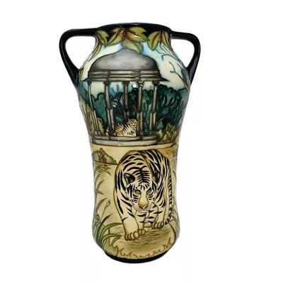 Buy Amazing MOORCROFT WILD GRACE 2 Handled Vase SIAN LEEPER Des Ltd Ed 50  VERY RARE • 895£