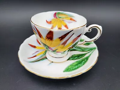 Buy Tuscan Fine China Hawaiian Flowers Bird Of Paradise Teacup And Saucer PUC • 18.64£