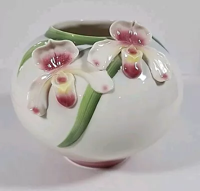 Buy Franz Porcelain Floral Art Vase FZ00280 Vintage 2001 New Without Box • 163.09£