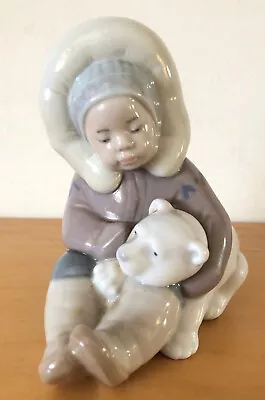 Buy Lladro Figurine Child Playing With Polar Bear • 25£