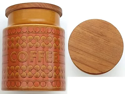 Buy Hornsea Saffron Coffee Jar Storage Cannister Vintage Retro Orange 70s 1970s • 14.99£