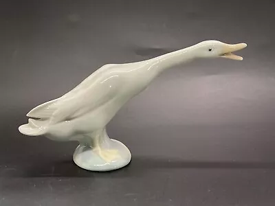 Buy Lladro Porcelain Honking Goose Figurine 3.25  X 6.5  EUC • 13.93£