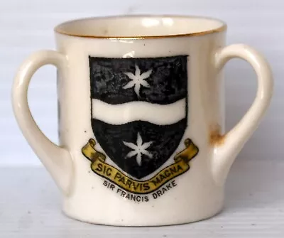 Buy Crested China: Goss China Loving Cup: Crests Sir Francis Drake/exeter + See Of • 2.49£