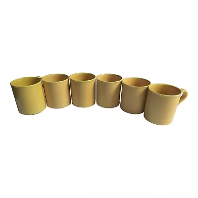 Buy Retro Arthur Wood Yellow Coffee Mug Set Of 6 MCM • 24.99£