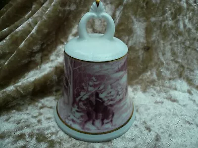 Buy Kaiser  Bone China Bell With Horses And Carriage In Snow • 5£