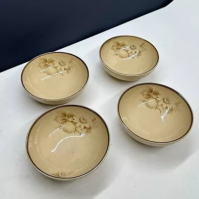 Buy Set Of Four Fine Stoneware Denby Pottery Cereal Bowls Memories Pattern • 9.99£