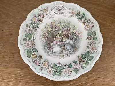 Buy ROYAL DOULTON BRAMBLY HEDGE SUMMER SEASON Plate • 22£