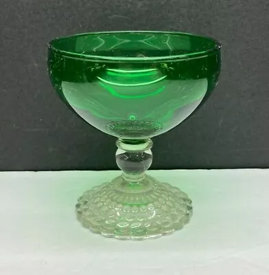 Buy Vintage Anchor Hocking Green Burple Boopie Sherbet Dish • 2.80£